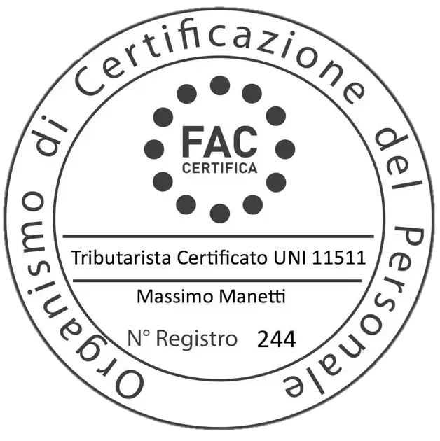 Massimo Manetti Tributarista Certificato